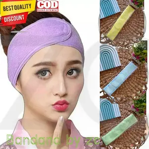 bandana mandi bando facial shower rambut accecories rambut ikat wanita
