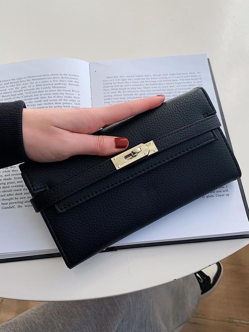 Product Introduction of Women's Fashionable Solid Color Card Holder, Casual Versatile PU Leather Card Holder, Trendy All-match Card Holder for Daily Use 3