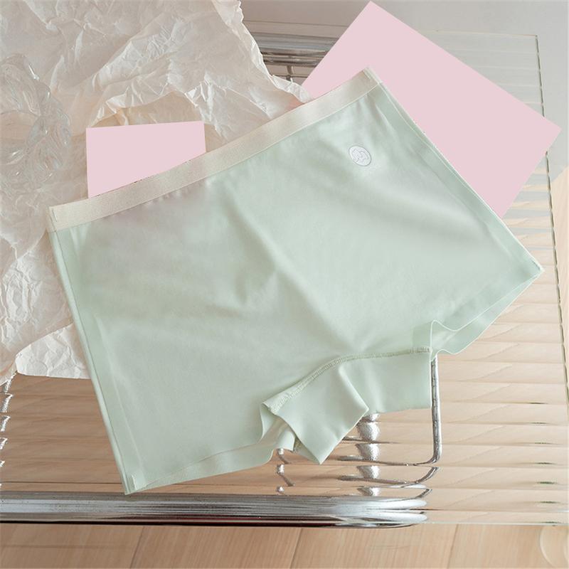 Product Introduction of dingzhenkeji13 【COD】 2025 comfortable breathable 7A Cotton Crotch Comfortable Breathable Girls Boxer Shorts Ice Silk Contrast Color Letter Elephant High Elastic Childrens Underwear Female 29