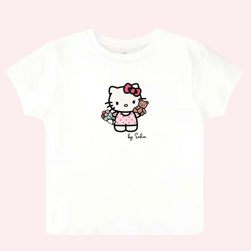 [DEAL MỞ BÁN ] Áo thun Baby Tee nữ nhiều hình dễ thương hot trend mùa hè, Áo thun tay ngắn chất cotton 2 chiều siêu mát siêu tôn dáng style Hàn Quốc giá rẻ - SOHA.TEE
