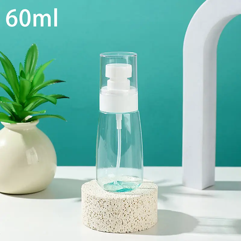 Chai Xịt Phun Sương Mịn, Có 30ml / 60ml / 100ml, Chai Nhựa, Thích Hợp Đựng Kem Dưỡng Da, Nước Hoa Du Lịch, Có Thể Nạp Lại 5