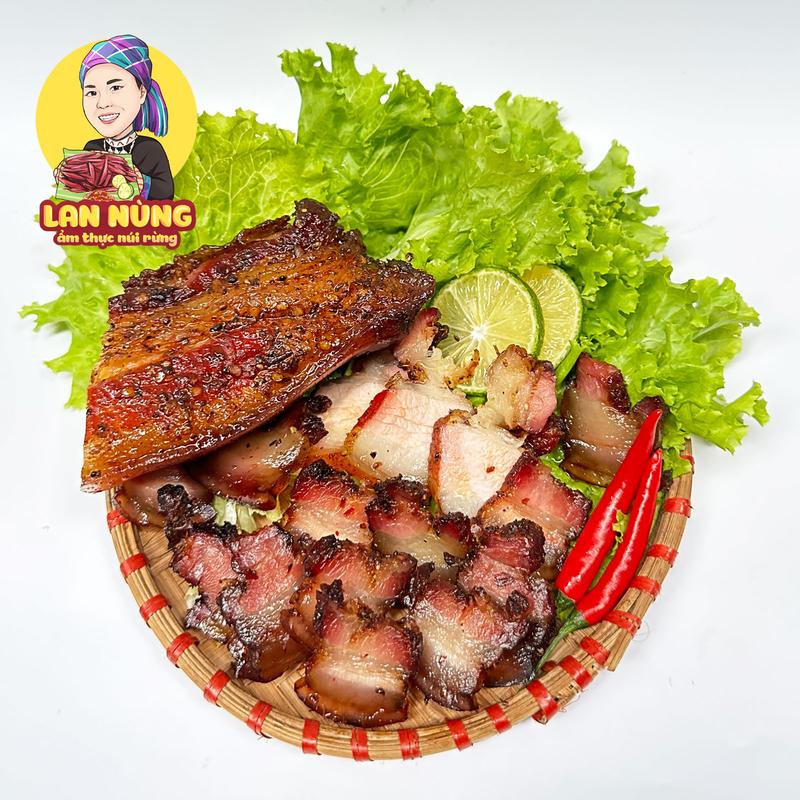 500g Thịt Ba Chỉ Gác Bếp Lan Nùng - Thơm Ngon Chuẩn Vị - Đặc Sản Hà Giang Food Chua Snack Vị Chua Ăn Vặt