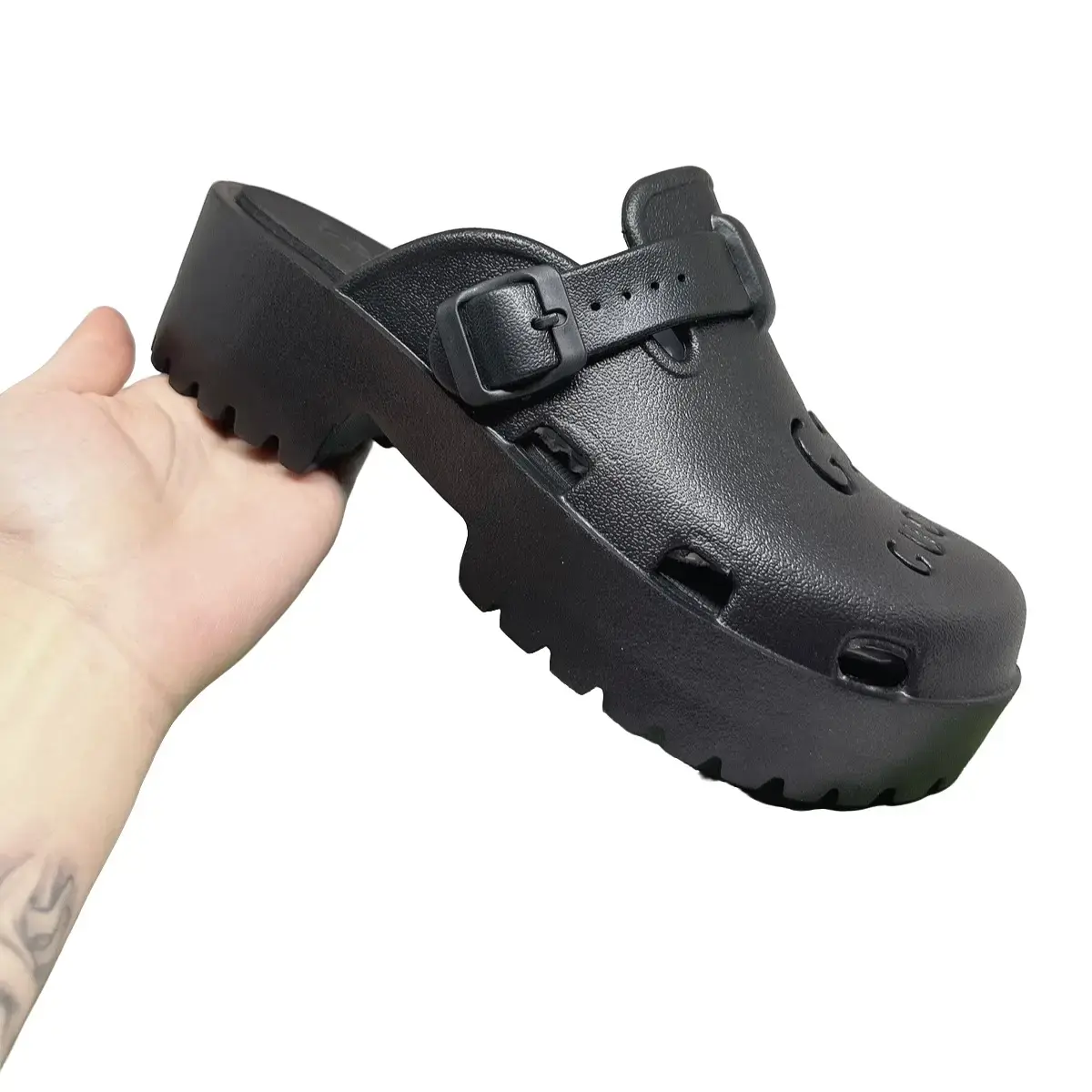 Sục nữ GuXi cao 5cm- nhựa xốp- siêu mềm - siêu nhẹ- chống nước- không hôi chân cao cấp- siêu rẻ  Size kép 36-37 và 38-39 Chú ý ko có size 35 nha các chị yêu DéP GiàY Shoes Sandal