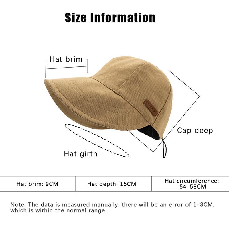 Multi-Functional UV Protection Hat Adjustable Fisherman Cap Sun Visors Hat Portable Foldable Wide Brim Sun Protection Hats 5
