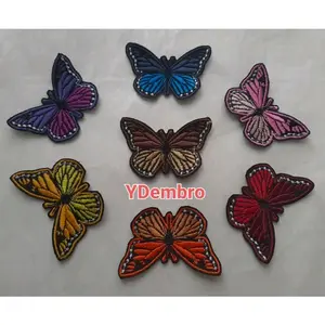 Patch Bordir Kupu-Kupu 6x4CM