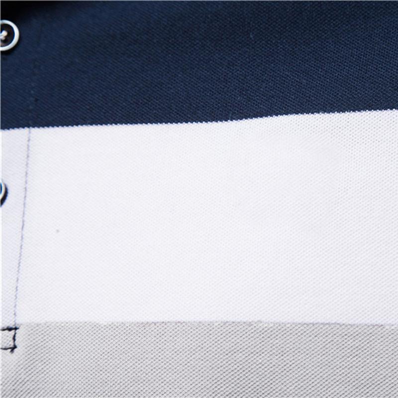 Product Introduction of Men Polo Men Shirt Short Sleeve Polo Shirt Contrast Color Polo New Clothing Summer Streetwear Casual Fashion Men Tops 13