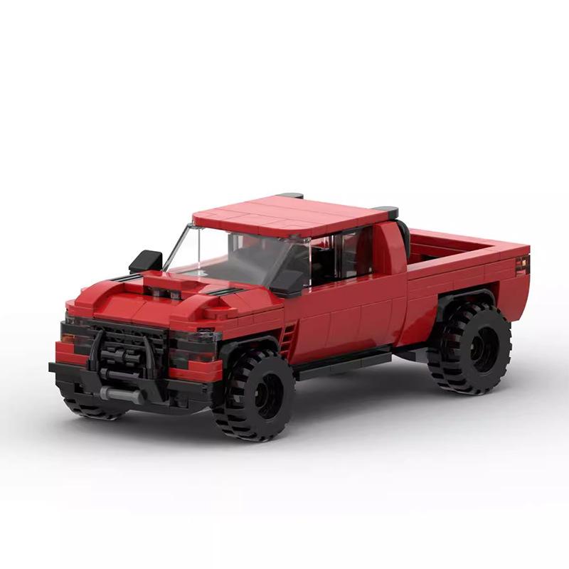 Mô hình xe tải LEGO MOC 158848 Dodge Ram 1500 TRX , tương thích với các mẫu ô…