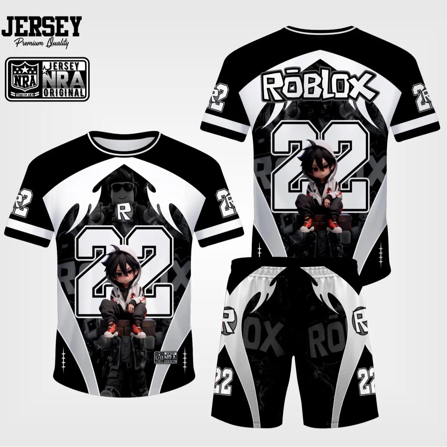 ROBLOX 22 HITAM PUTIH