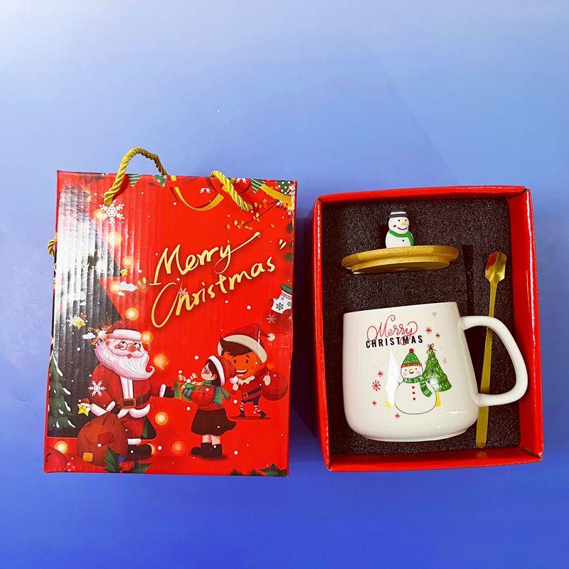 Product Introduction of Cốc Gốm, Thiết Kế Ông Già Noel Giáng Sinh, Hộp Quà Người Tuyết, Cốc Cây Thông Noel, Thích Hợp Làm Quà Tặng Cho Bạn Bè Và Bạn Gái 24