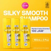 Gambar Sunsilk Shampoo Silky Smooth 160ml x 3 Pcs - Rambut Lembut & Halus dari MITECH IDN Kota Tangerang Selatan 1 Tokopedia