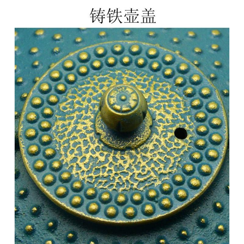Product Introduction of Nordic Style Colored Boiled Water And Boiled Tea Brewed Teapot Cast Iron Kettle Decoration Living Room Home Handmade Creative Tea Set Decoration 22