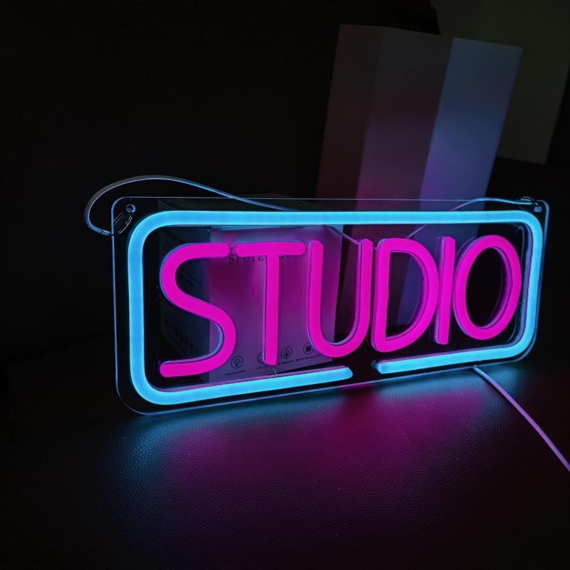 LED Neon Sign Light, Letters Neon Light Sign, Neon Bar Sign Light Up Sign for Beer Bar, Music Studio, Bedroom Wall Decor, Party, Stocking Fillers Gift 2