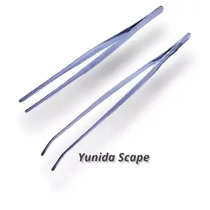 Pinset Aquascape/Reptile Panjang 25cm - Pilihan Lurus/Bengkok