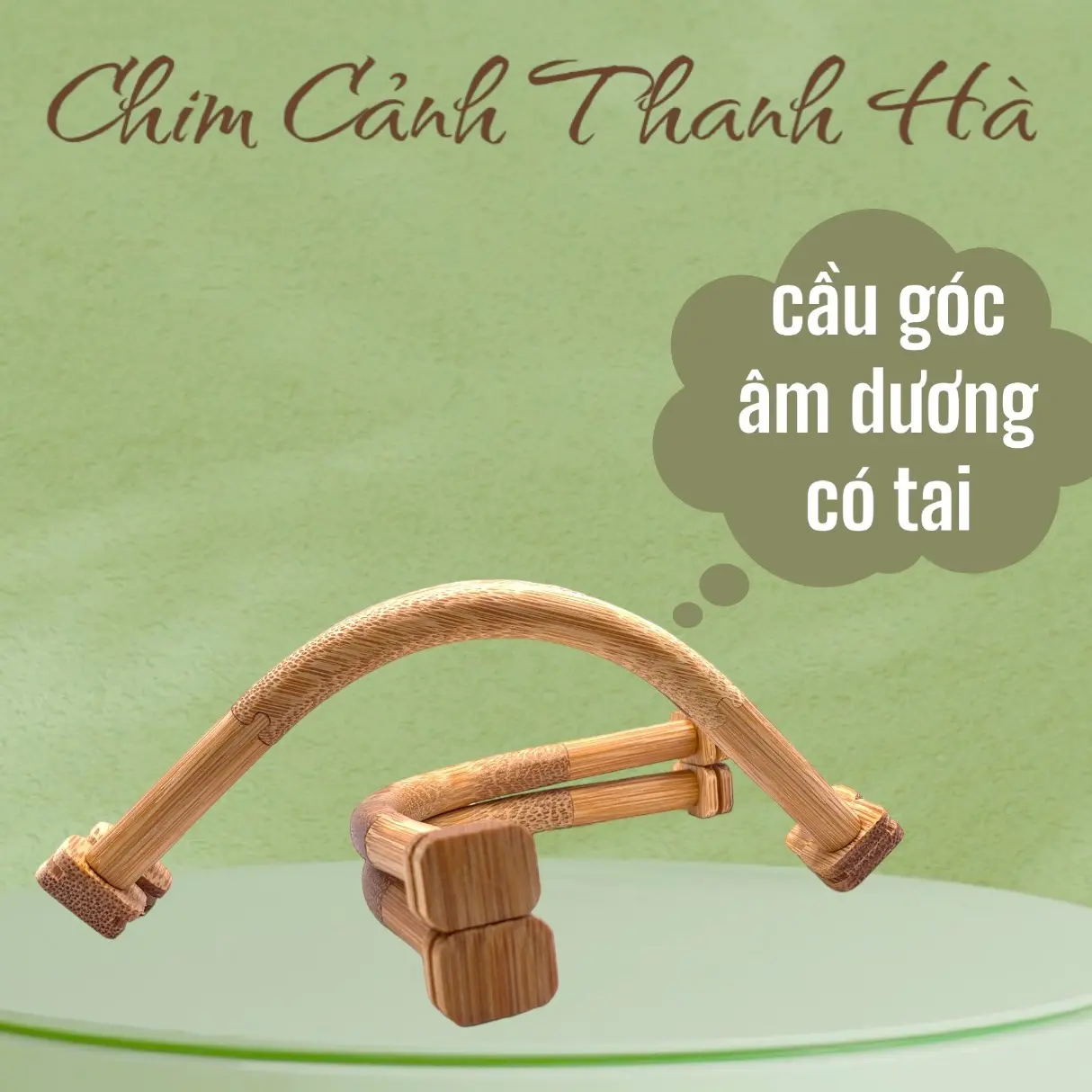 Cầu góc âm dương có tai ( dành cho lồng chào mào )- Tai nan thường , tai nan xít
