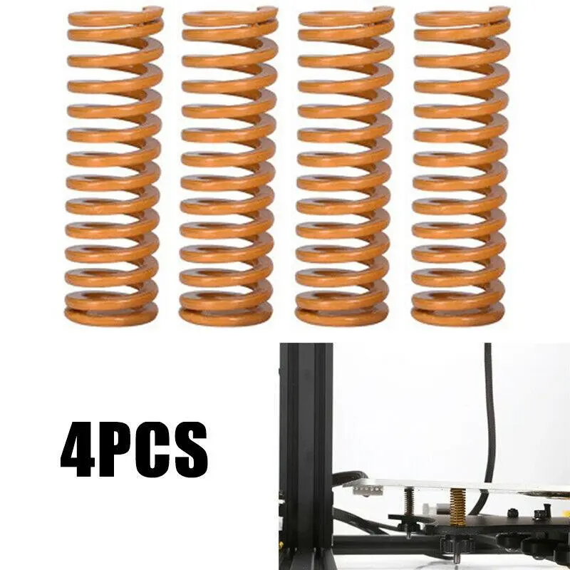 4pc Upgraded Flat Bed Springs for 3D Printer for Creality For Ender 3 Pro CR-X CR-10