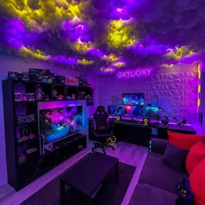 FLASH SALE  LAMPU AWAN EFEK PETIR AESTHETIC HIASAN DINDING Set