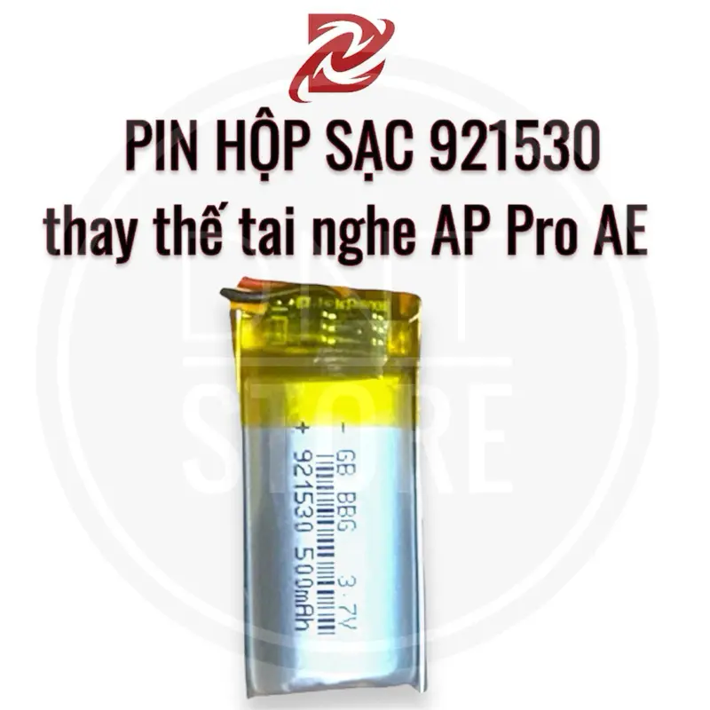 Pin Li-Po 3.7V 921530 500mAh (Lithium Polyme) thay hộp sạc Pro hổ 1562AE 0