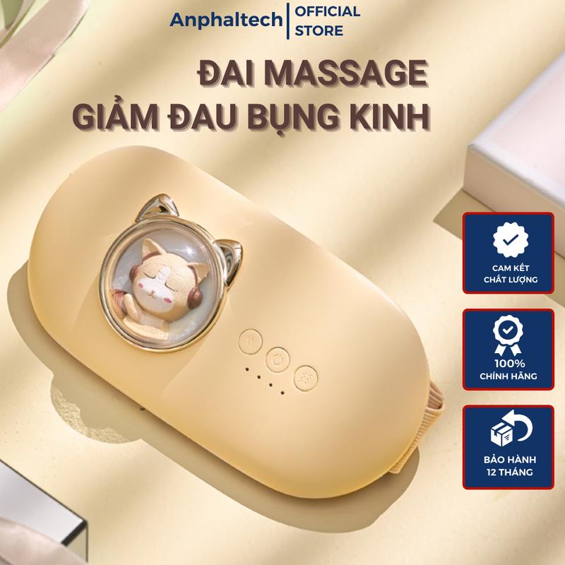 Đai Chườm Nóng Bụng Kinh FAN HOME, Máy Massage Bụng Kinh, Đai Làm Ấm Giảm Đau Bụng Kinh- Rung Massage Làm Nóng Nhanh