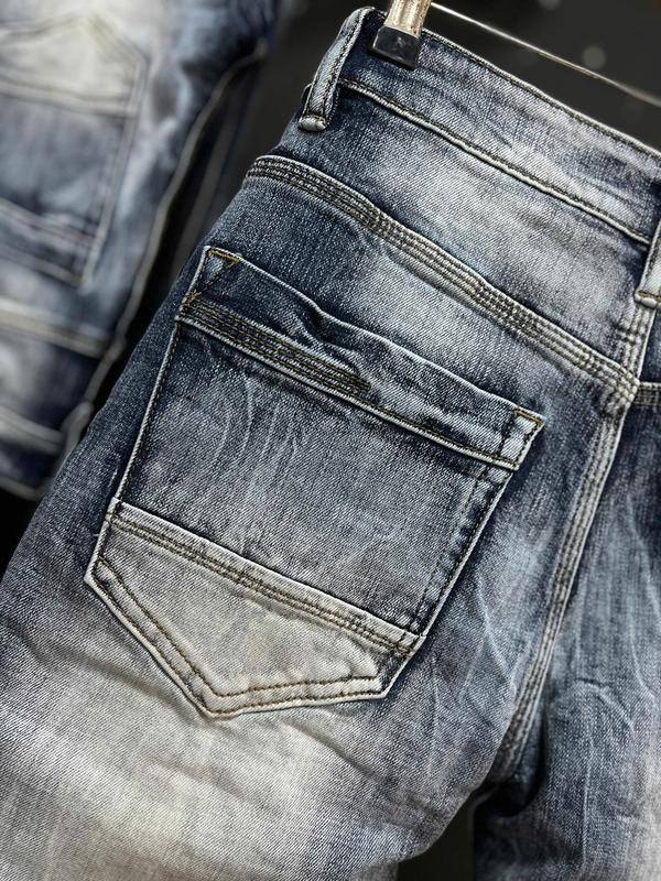[2 Mẫu Quần Jean Nam Dài JD691-JD8005] Quần JEAN Nam Dài Túi 5 Chỉ Màu & Xanh Bạc Was Thêu Năm Chỉ Trước Túi J3685-J3876 7