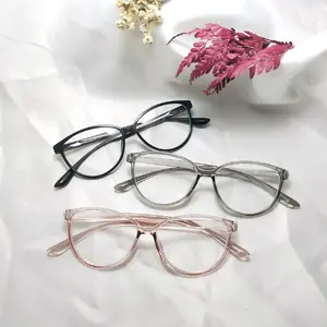 Kacamata Minus Rabun Jauh Frame Cat Eye Perempuan Laki Laki -0.50 s/d -6.00 Minus Dan Cylinder Gratis kotak Dan Lap Eyewear Glasses polycarbonate stone kacamata daily