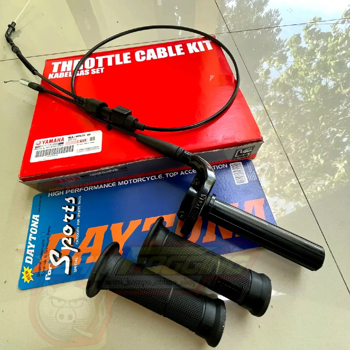 Gas Spontan Daytona Kabel Cabang Pnp Rxking plus handgrip Motorcycle Motorcycle Motorcycle