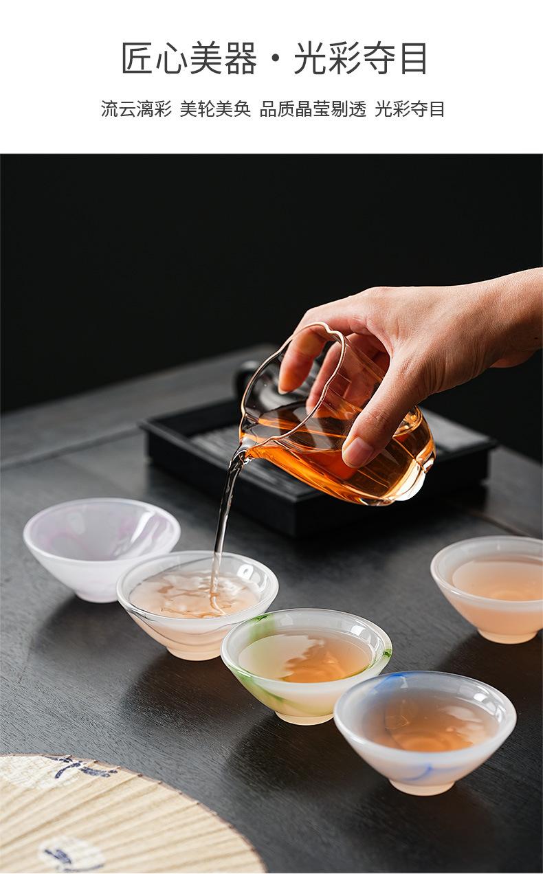 Product Introduction of Glaze Master Cup Home Office Tea Brewing White Jade Tea Cup Single Cup Personal Tasting Cup Kung Fu Tea Set Douli Cup 5