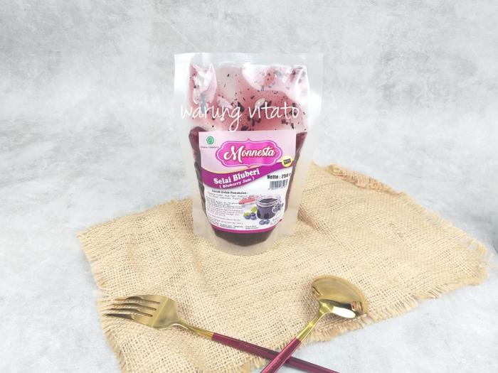 Gambar MONNESTA SELAI BLUEBERRY FILLING 250 GRAM dari warungvitato Kota Tangerang Selatan Tokopedia