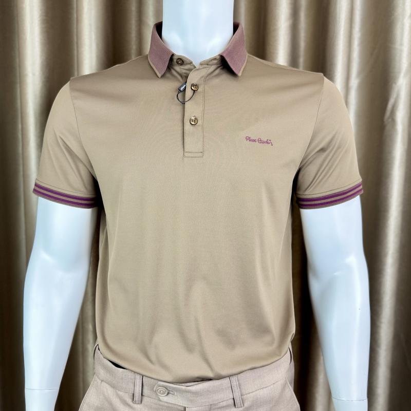 Áo Polo Nam, Áo Thun Nam Ngắn Tay, Áo Polo, Áo Thun Trắng Pierre Cardin Chính Hãng Hàng Xuất Dư Xịn Hàn Quốc Menswear Shirt polo laurenralph có thể giặt máy thanh lịch 1