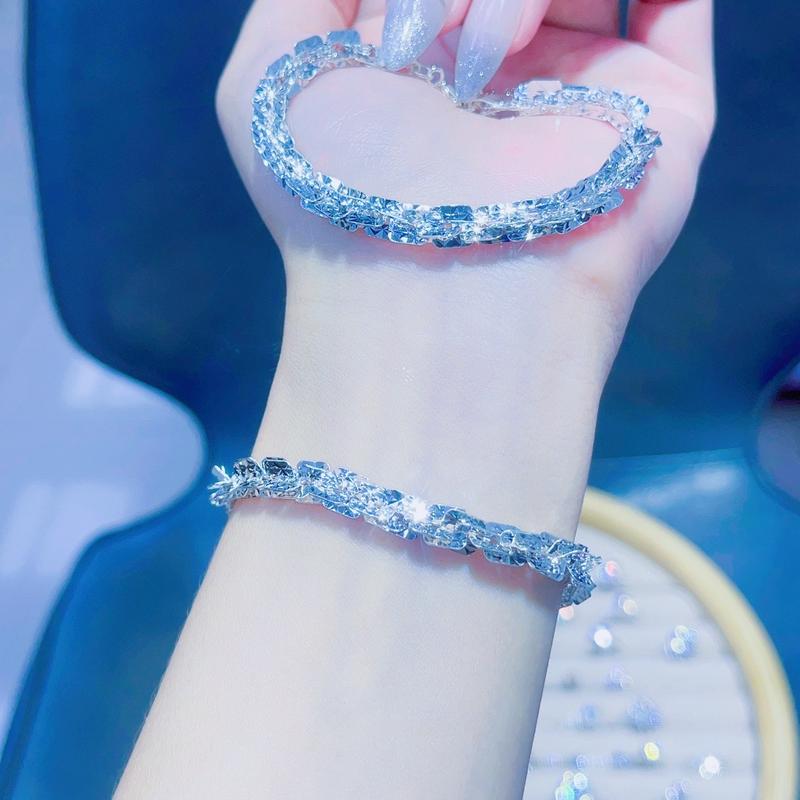 Lắc tay xoắn lá vuông 7li Phụ Kiện