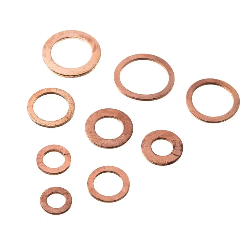 Copper Washer Set, Copper Gasket Set with Storage Box, Durable Gasket Set for Boat, DIY Projects, General Hardware Accessories 3