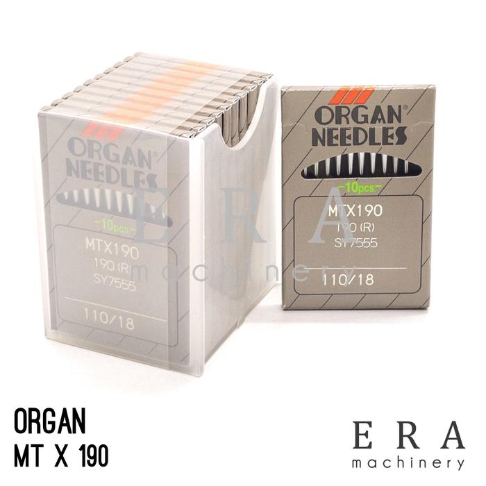 Jual Jarum Jahit MTx190 Organ Needles Japan MT x 190 Welting Bobok ...