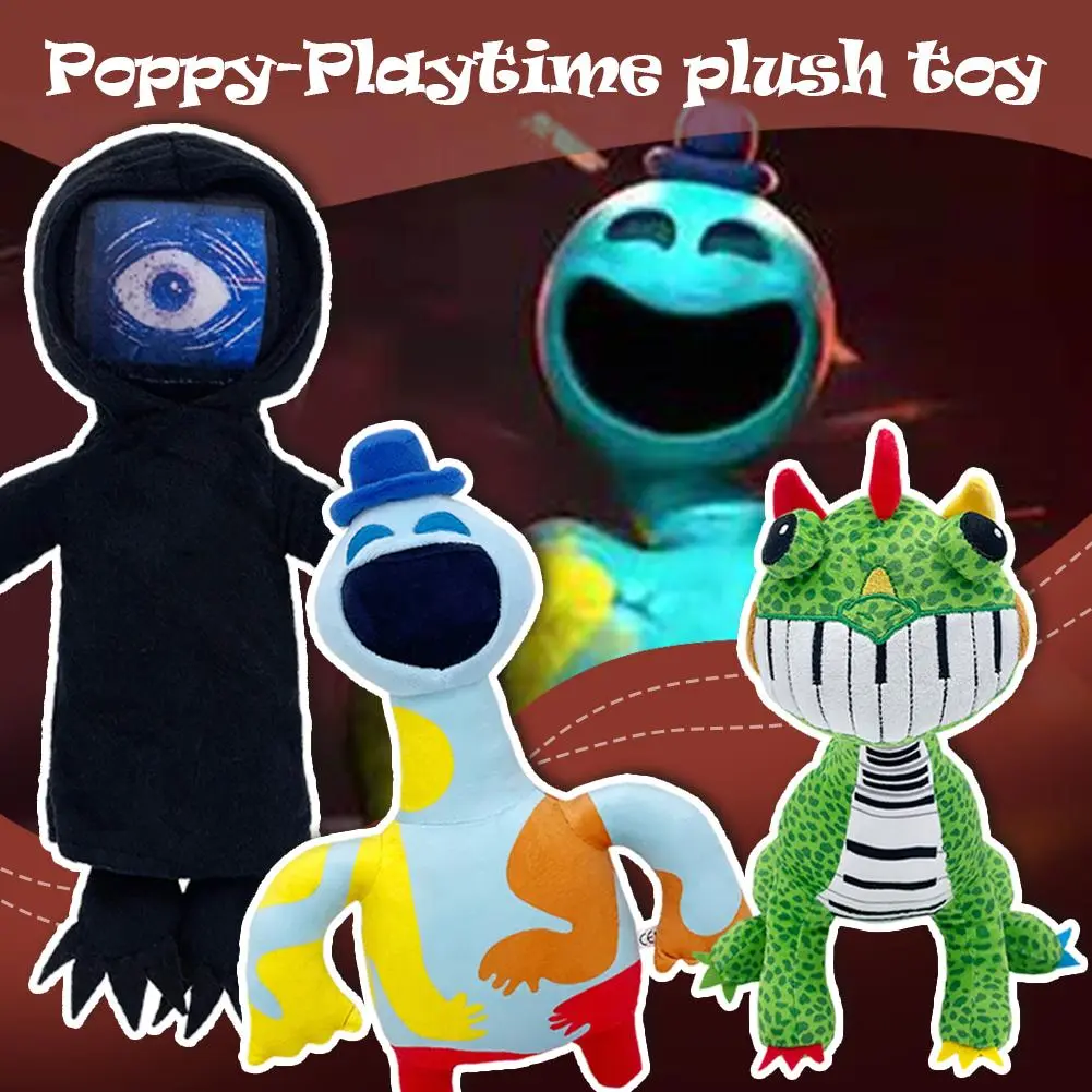 Nightmare Critters Poppy Playtime Chapter 4 Doey Pianosaurus Plush Toys