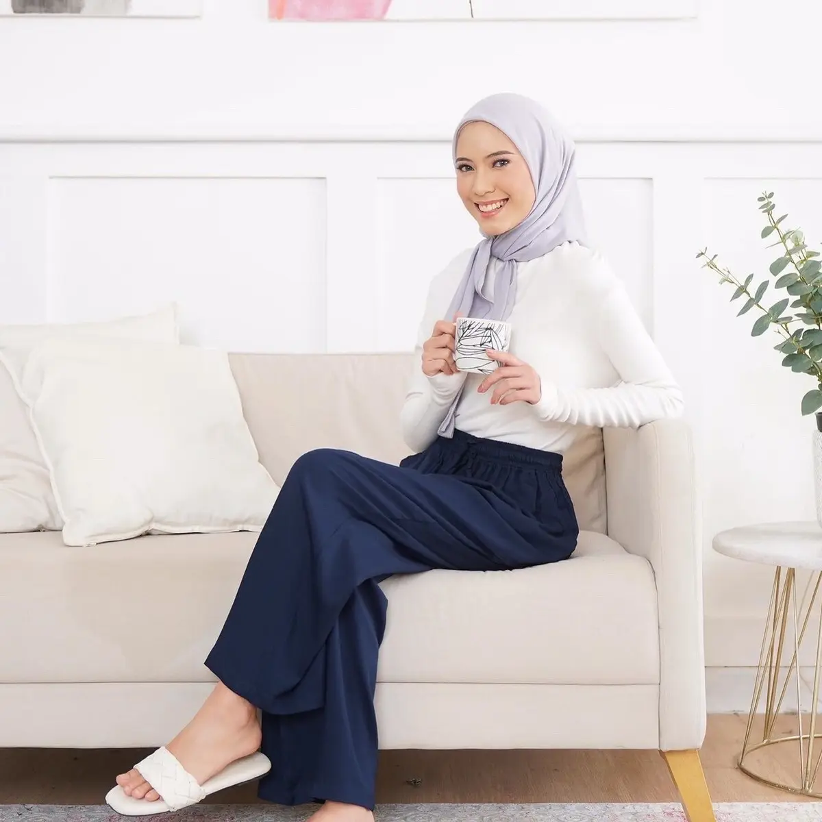 Sklbyshakila RELAX PANTS Celana Nyaman Panjang Rayon Best Seller