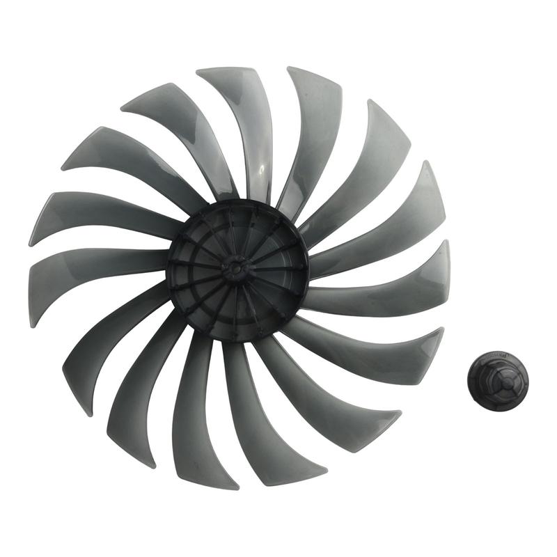 14 Inch Floor Fan Table Fan Blade With Nut Cover Fan Blade Fan Accessories 4