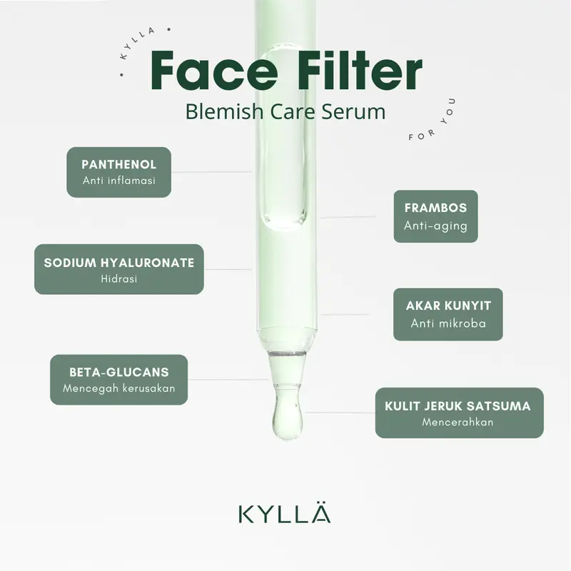 KYLLA Bundling Serum Anti Acne & Dark Spot 30ml SERUM WAJAH MENGATASI JERAWAT DAN DARK SPOT 2