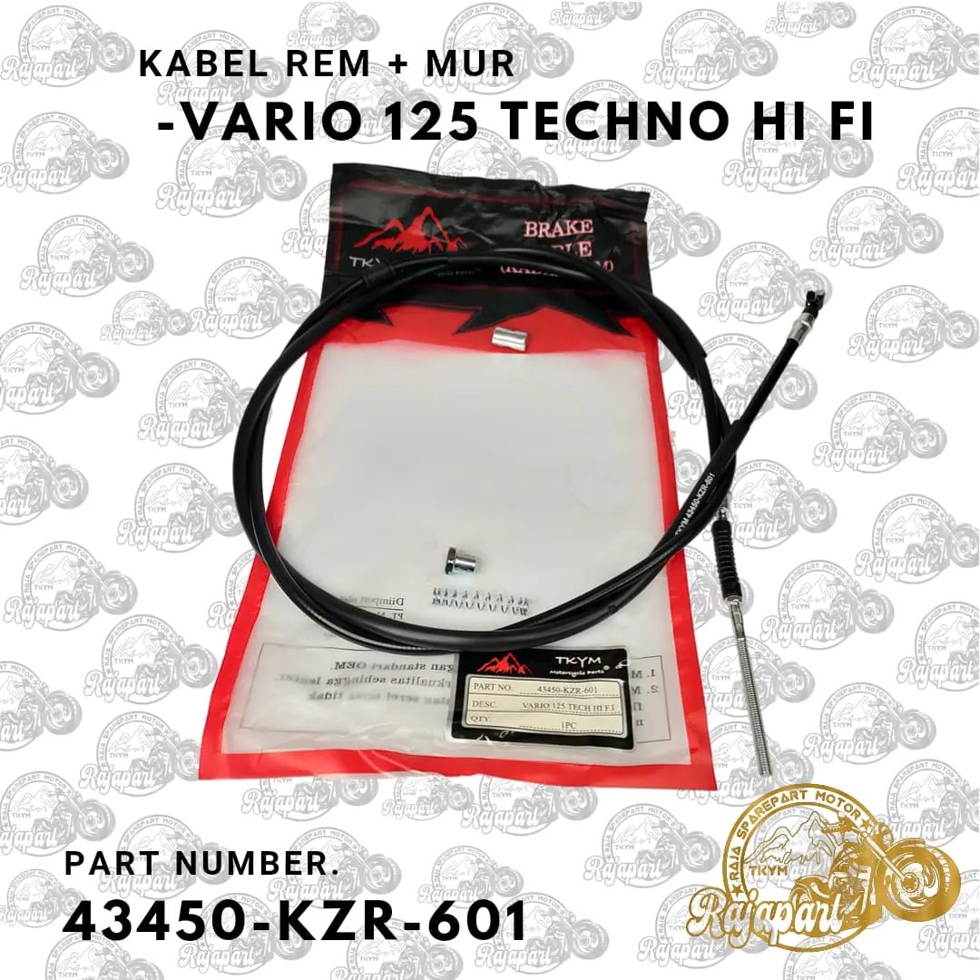 KABEL REM BELAKANG VARIO 125 TECHNO H.I F.I (KZR) TAKAYAMA Motorcycle