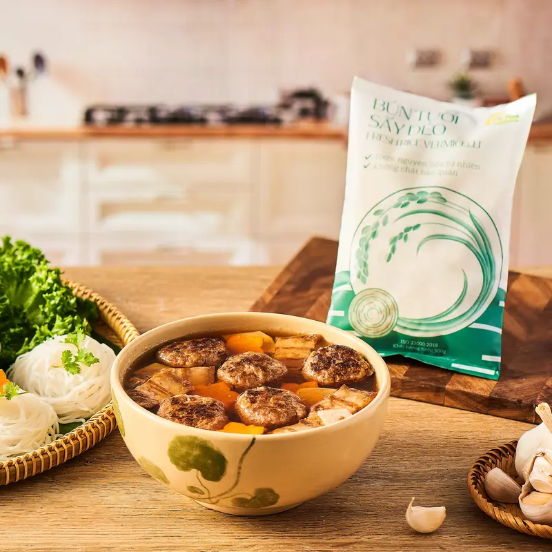 [Bún/Bún Bò/Phở]Combo 10 Gói Sấy Dẻo Vị Truyền Thống - Tú Trinh Food.( Thức Ăn ) 0