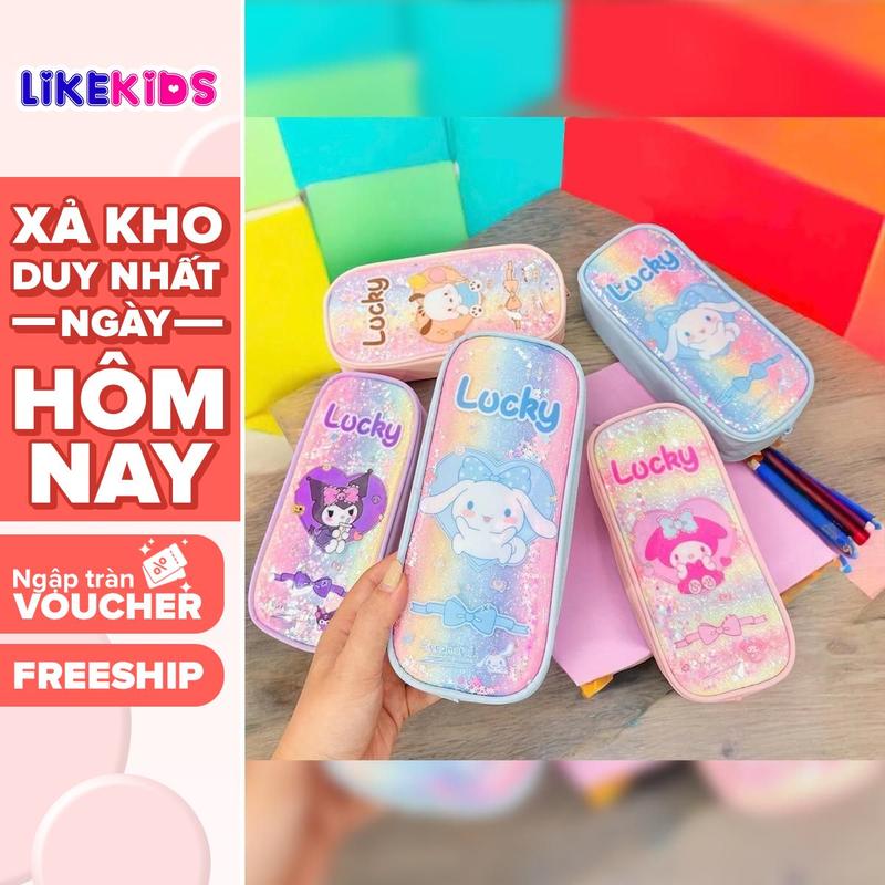  HỘP BÚT NHŨ cho bé gái hoạ tiết cute - LikeKids 