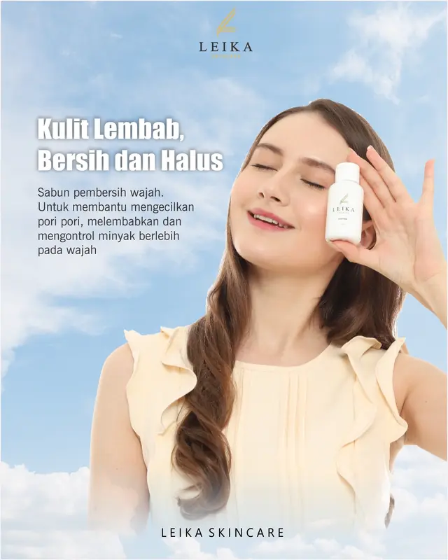 Paket 2in1 Leika skincare series penghilang jerawat dan bekasnya penghilang jerawat paling ampuh penghilang bekas jerawat bopeng Obat jerawat bruntusan skincare jerawat paket acne Perawatan Wajah Berjerawat 4