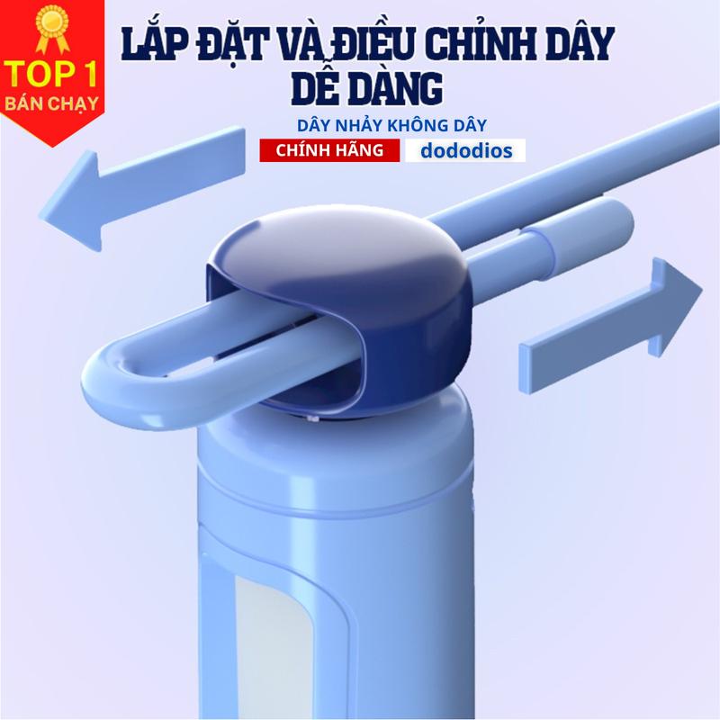 Dây nhảy không dây đếm số dododios đo Calo thể dục giảm cân tại nhà có tạ sắt và dây lõi thép 2