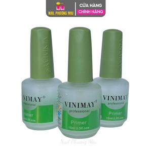 Kiềm Dầu Vinimay Primer Chai 15ml Chính Hãng Làm Nail, Khử Dầu Bề Mặt Móng Giúp Sơn Gel Bám Chắc Bền Sau Đắp Bột Gel