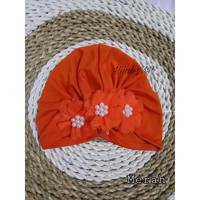 CIPUT ANAK CIPUT BAYI TURBAN ANAK TURBAN BAYI 0-3 TAHUN 3BUNGA 7