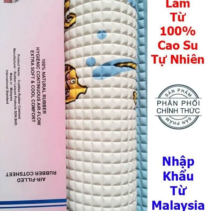 Chiếu cao su hơi cho bé kích thước 60x90cm, Chiếu đệm nước 4 mùa