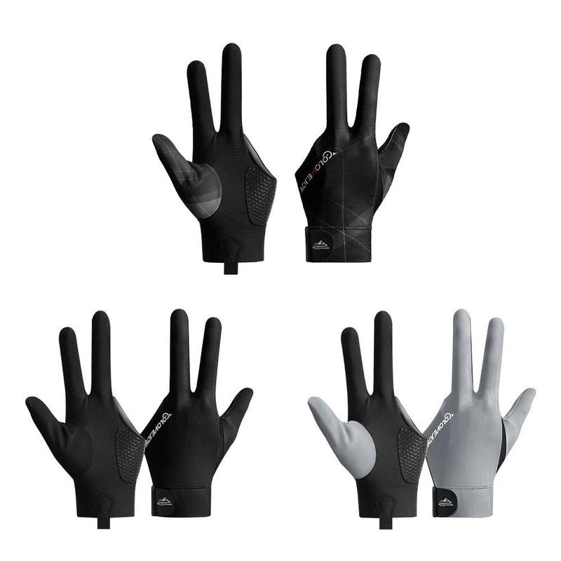 Product Introduction of Professional Pressure Billiards Gloves NonSlip Snooker Gloves with Three Fingers for Optimal G2A0 27