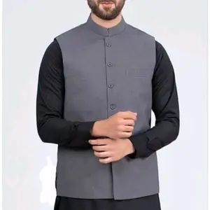 Rompi Pakistan Rompi Mandarin Rompi Pria Muslim Vest