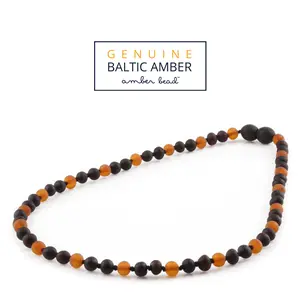 AMBER BEAD. Kalung Baltic Amber Junior 38cm. BJN41