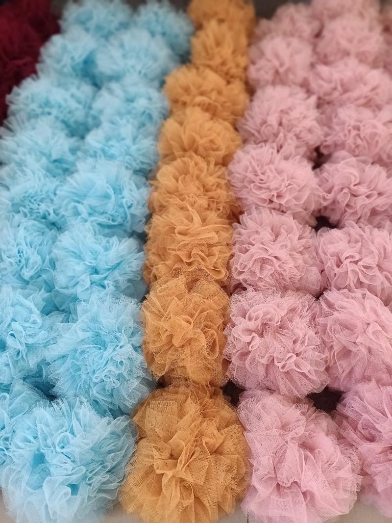 Product Introduction of MEDIUM cepol hijab anti pusing,scrunchie tile.ikat rambut Katun kuncir rambut 3