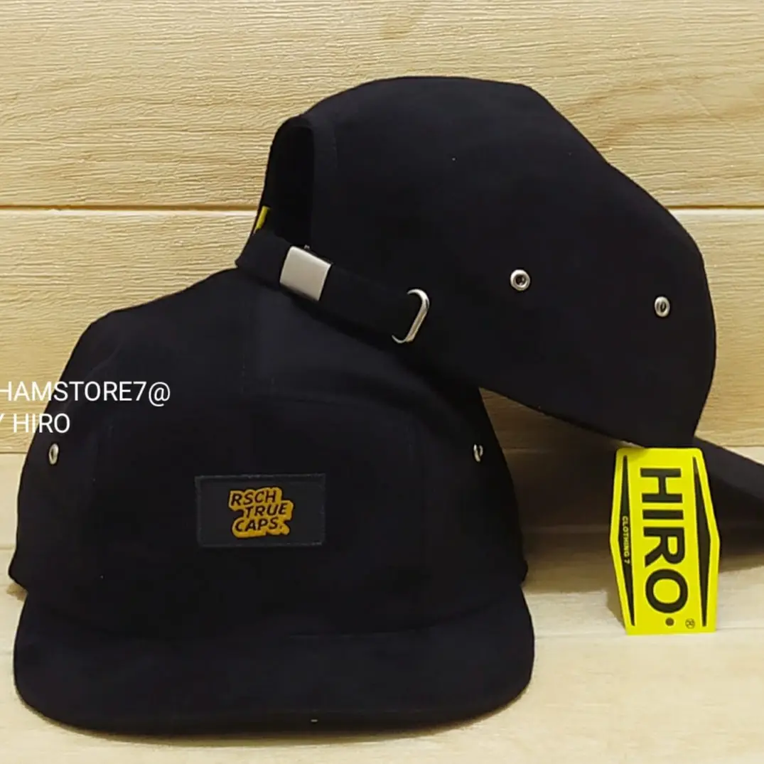 [COD]Topi Snapback Bordir Rsch Lima Panel/Topi Hip-Hop/Topi Distro Pria