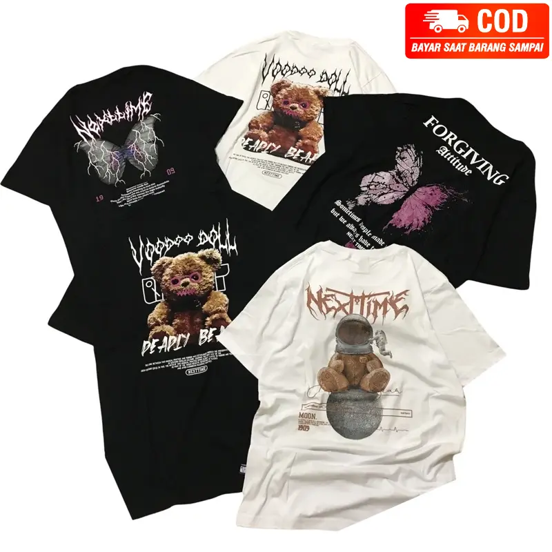 COD Kaos Unisex Kaos Atasan Kaos Lengan Pendek Kaos Nexttime Original - Kaos Distro Original Brand Lokal Full Tag & Label -Kaos Distro Pria Distro Pria - Baju Kaos Wanita -Kaos Sevenkey X Nexttime - Kaos AcDc -Kaos Distro Pria Baju Kaos Nexttime 0