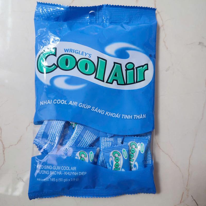 Kẹo Cao su singum Cool Air gói 145g 50 gói x 2 viên